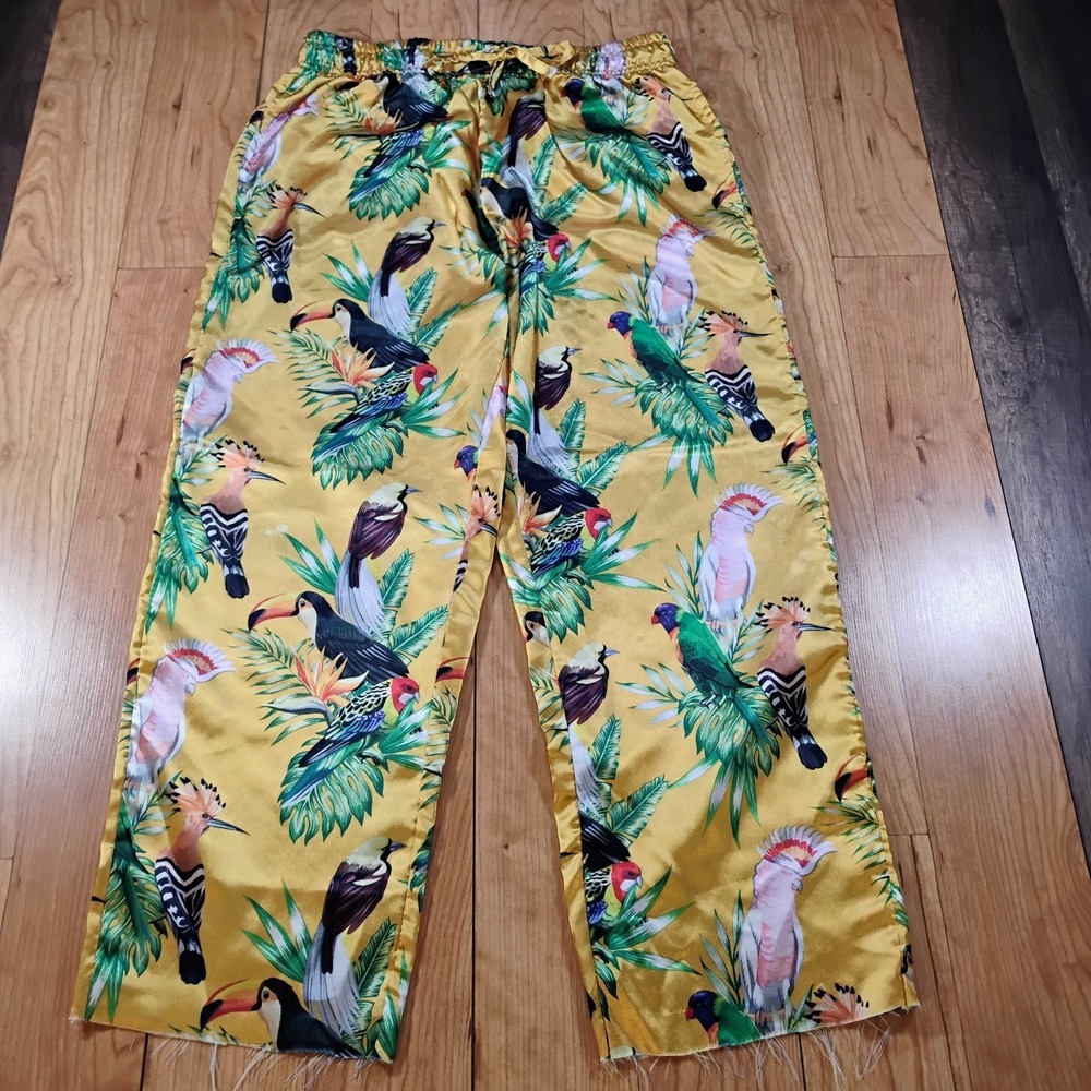 Mad Engine Jogger Pants Men's Birds of Paradise Pajama Lounge Pant - Small